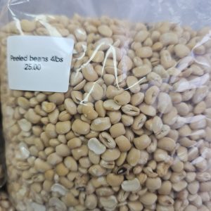 Peeled beans