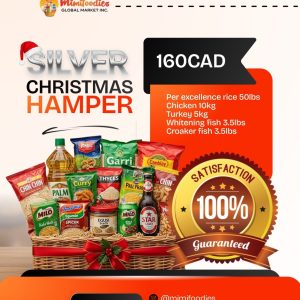 Silver Christmas hamper